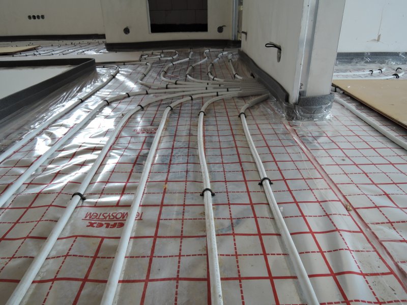 Instalace podlahového topení